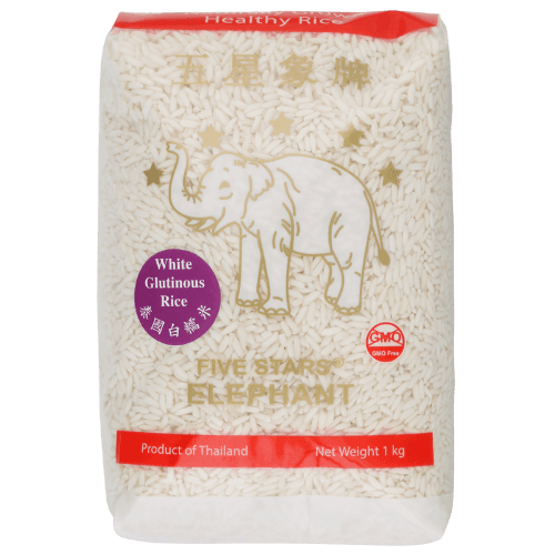 Five Stars Elephant White Glutinous Rice