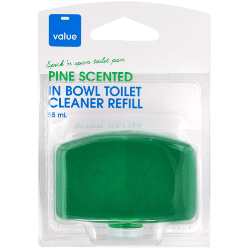 Value Pine Scented In Bowl Toilet Cleaner Refill 55 mL