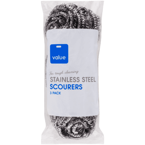 Value Stainless Steel Scourers