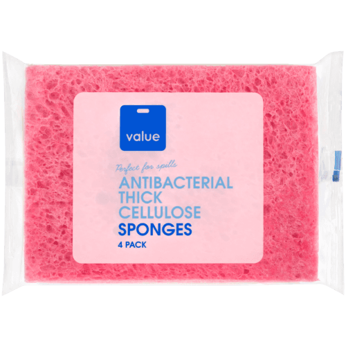 Value Antibacterial Thick Cellulose Sponges