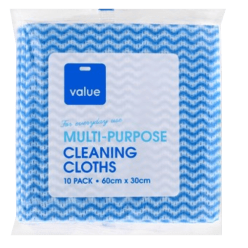 Value Multi Purpose Cleaning Cloths