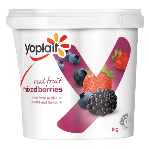 Yoplait Real Fruit Mixed Berries Yoghurt