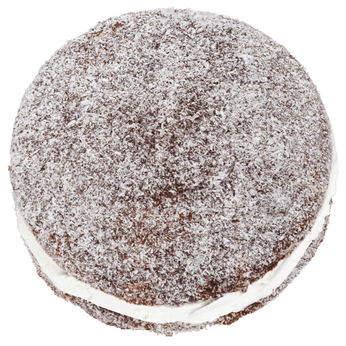 Chocolate Lamington With Mock Creme