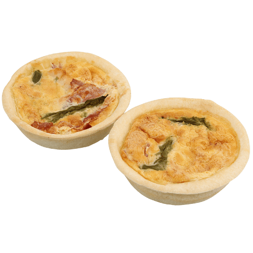 Ham & Asparagus Quiche Small