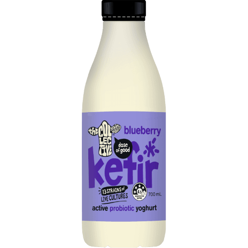 The Collective Blueberry Kefir Pourable Probiotic Yoghurt