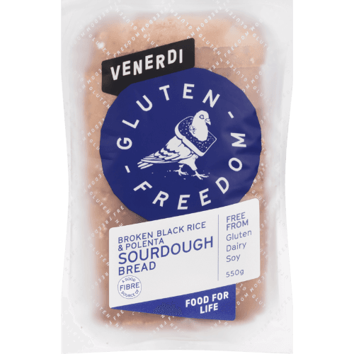 Venerdi Gluten Freedom Broken Black Rice & Polenta Sourdough Bread 550 g