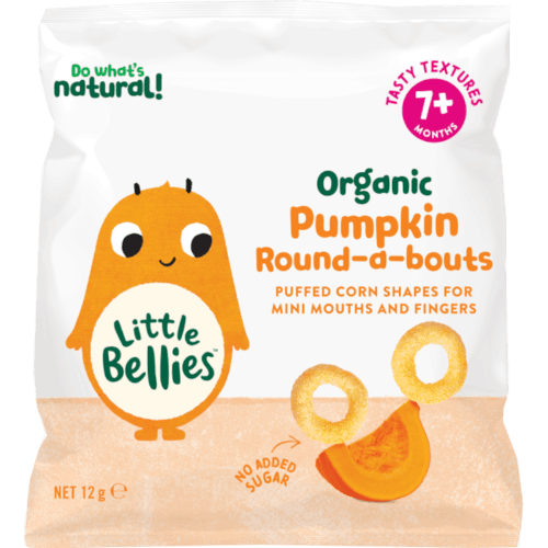 Little Bellies Organic Pumpkin Round-A-Bouts 7+ Months