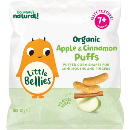 Little Bellies Organic Apple & Cinnamon Puffs 7+ Months