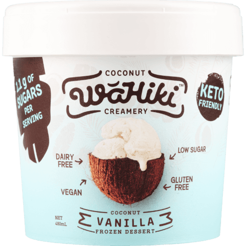 Wahiki Coconut Vanilla Frozen Dessert