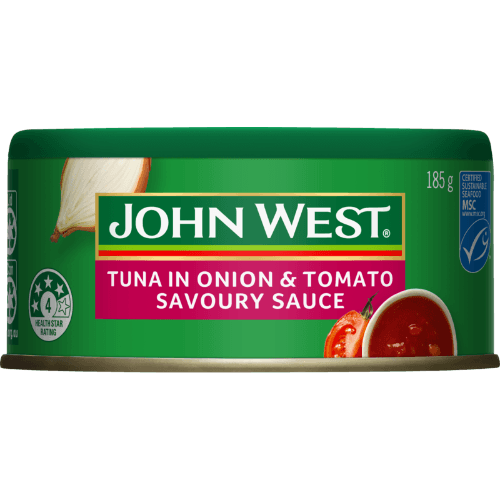 John West Tuna In Onion and Tomato Savoury Sauce