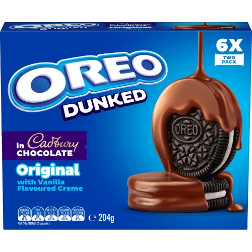 Oreo Cadbury Dunked Original Chocolate Cookies