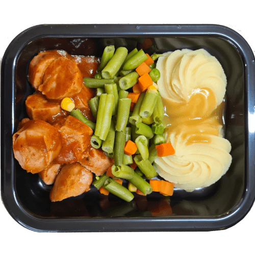 Heat n Eat Devilled Sausages Ready Meal