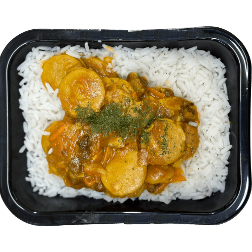 Heat n Eat Curried Sausages Ready Meal