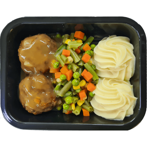 Heat n Eat Beef Rissole Ready Meal
