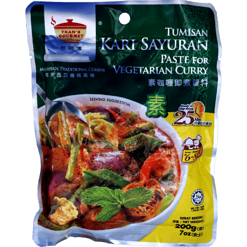 Tean's Gourmet Paste For Vegetarian Curry