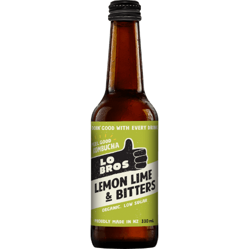 Lo Bros Lemon Lime & Bitters Kombucha
