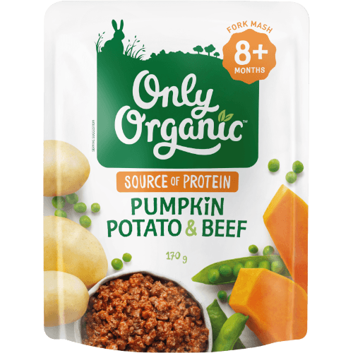 Only Organic Pumpkin Potato & Beef 8+ Months