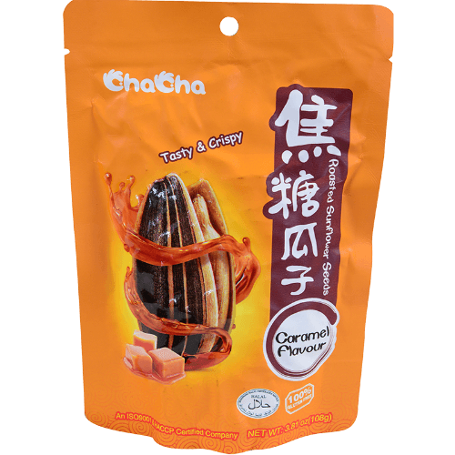 Cha Cha Caramel Roasted Sunflower Seeds