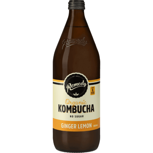 Remedy Ginger Lemon Organic Kombucha