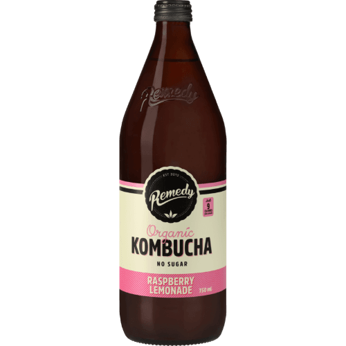 Remedy Raspberry Lemonade Organic Kombucha