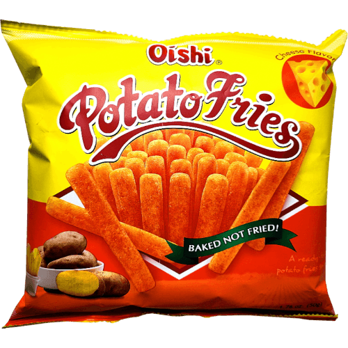 Oishi Potato Fries-Cheese Flavor