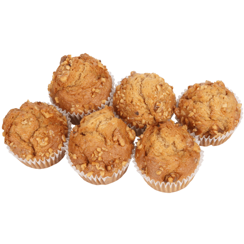 Coffee & Walnut Muffins Medium