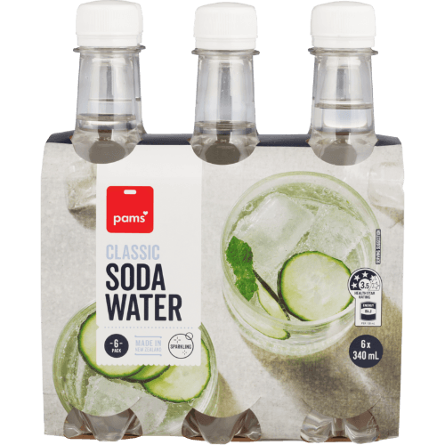 Pams Classic Soda Water Bottles