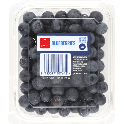 Pams Blueberries 125 g