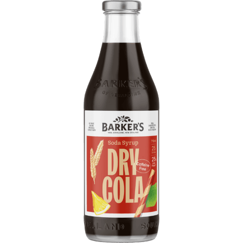 Barkers Soda Syrup Premium Dry Cola 710 mL