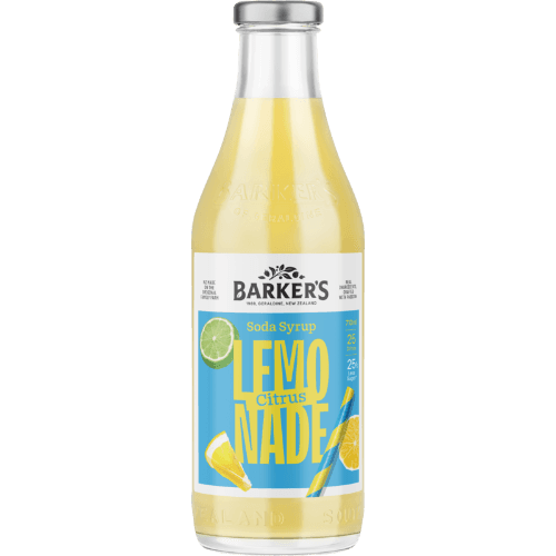 Barkers Soda Syrup Citrus Lemonade 710 mL