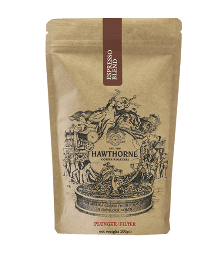 Hawthorne Coffee Roasters Espresso Blend Plunger Filter Coffee