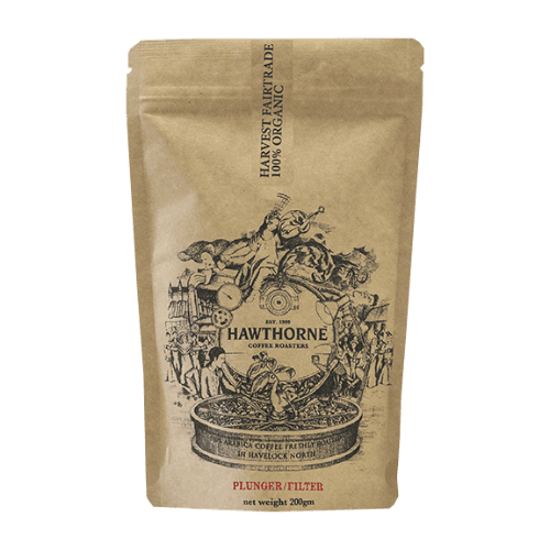 Hawthorne Coffee Roasters Fairtrade Organic Coffee Plunger 200 g