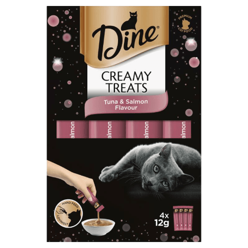 Dine Creamy Treats Tuna & Salmon Flavour Cat Treats