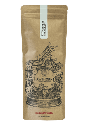 Hawthorne Coffee Roasters Kidnappers Breakfast Espresso Grind Coffee 250 g