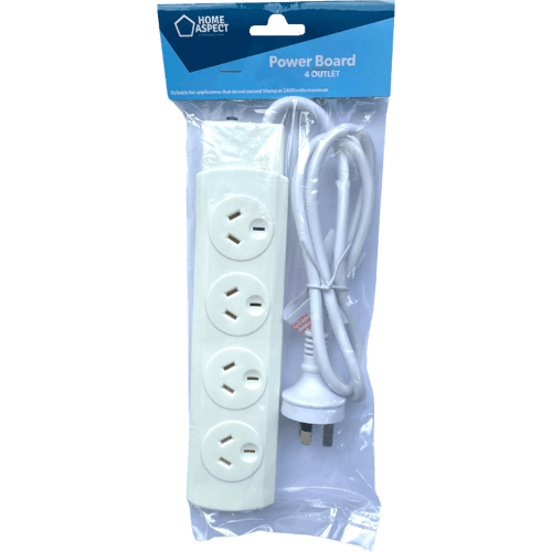Home Aspect 4 Outlet Power Board