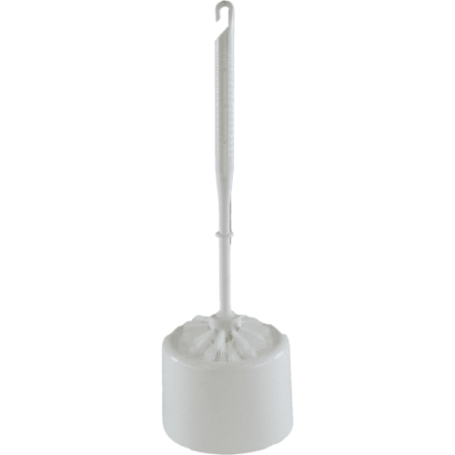 Snazzee White Toilet Brush & Holder
