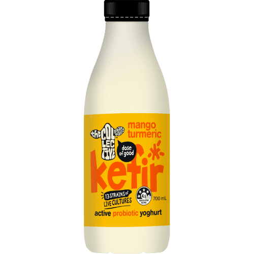 The Collective Mango Turmeric Kefir Pourable Probiotic Yoghurt