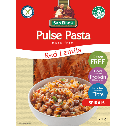 San Remo Red Lentils Pulse Pasta