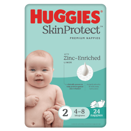 Huggies Nappies Infant For Boys & Girls Size 2 4-8kg