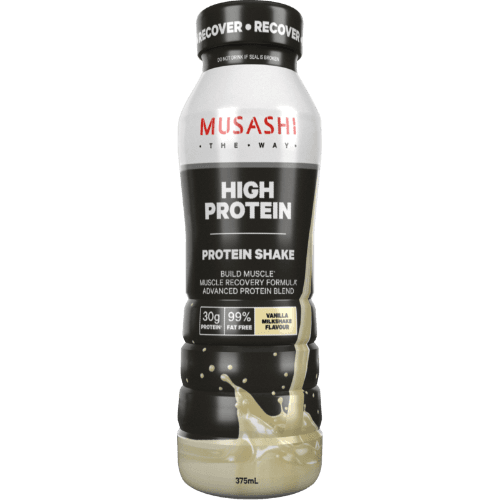 Musashi Vanilla Milkshake Flavour High Protein Milk Drink