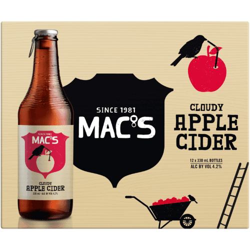 Mac's Cloudy Apple Cider Bottles