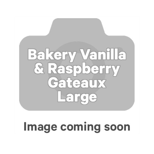 Vanilla & Raspberry Gateaux Large