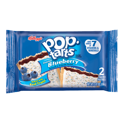 Kellogg's Pop Tarts Frosted Blueberry Toaster Pastries