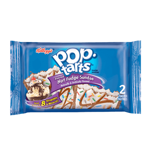 Kellogg's Pop Tarts Frosted Hot Fudge Sundae Toaster Pastries