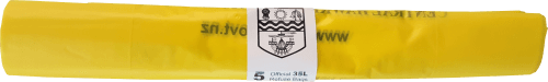 CHB Refuse Yellow Refuse Bags 5 × 35 L