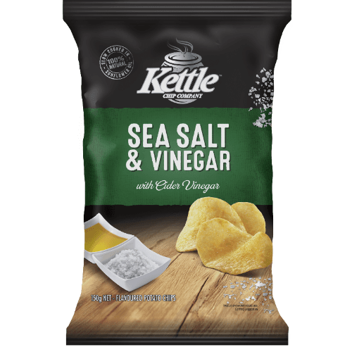 Kettle Chip Company Sea Salt & Vinegar Potato Chips