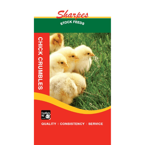 Sharpes Chick Crumbles Stock Feed
