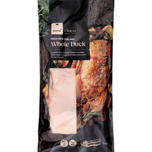 Pams Finest Fresh New Zealand Whole Duck