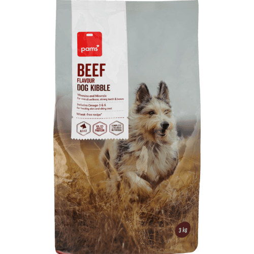 Pams Beef Flavour Dog Kibble
