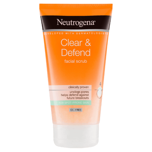 Neutrogena Clear & Defend Facial Scrub 150 mL